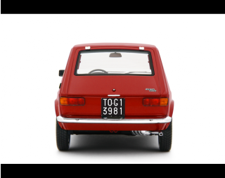 Fiat 127 1° Serie 1972 3 Porte Rosso Laudoracing 1:18 Resinemodell (Türen, Motorhaube... nicht zu öffnen!)